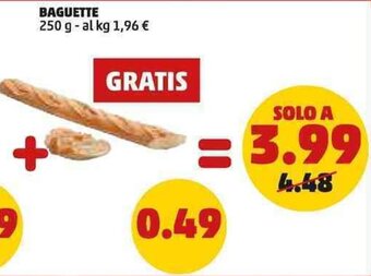 PENNY BAGUETTE 250 g offerta