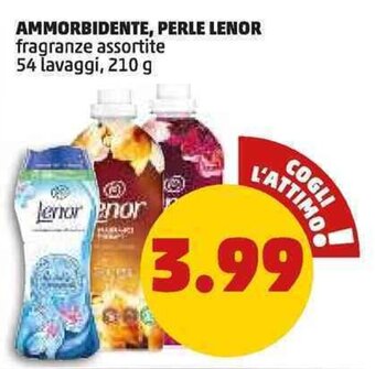 PENNY AMMORBIDENTE, PERLE LENOR fragranze assortite 54 lavaggi, 210 g offerta