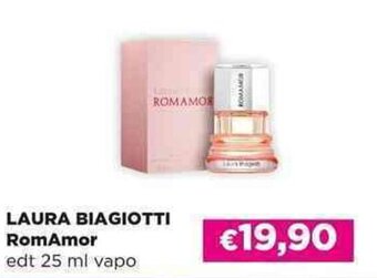 Acqua & Sapone LAURA BIAGIOTTI RomAmor edt 25 ml vapo offerta