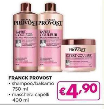 Acqua & Sapone FRANCK PROVOST • shampoo/balsamo 750 ml offerta
