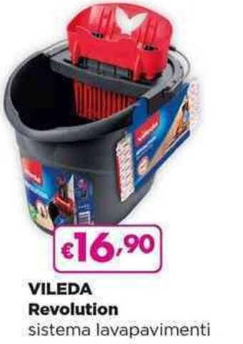 Acqua & Sapone VILEDA Revolution sistema lavapavimenti offerta