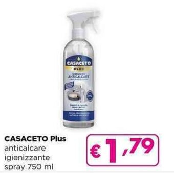 Acqua & Sapone CASACETO Plus anticalcare igienizzante spray 750 ml offerta