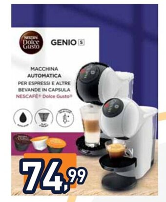 Unieuro GENIO S MACCHINA AUTOMATICA offerta