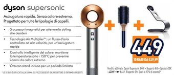 Unieuro dyson supersonic Asciugatura rapida offerta