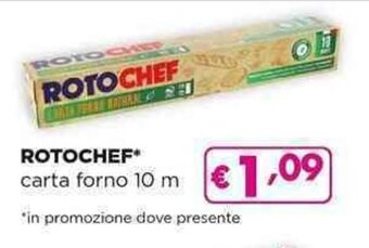 Acqua & Sapone ROTOCHEF* carta forno 10 m offerta