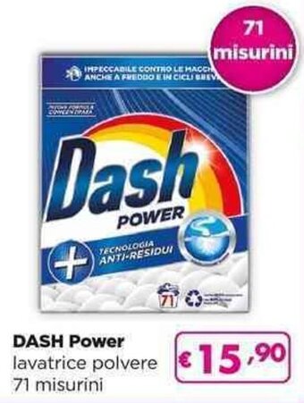 Acqua & Sapone DASH Power lavatrice polvere 71 misurini offerta