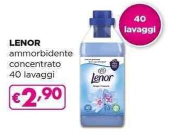 Acqua & Sapone LENOR ammorbidente concentrato 40 lavaggi offerta