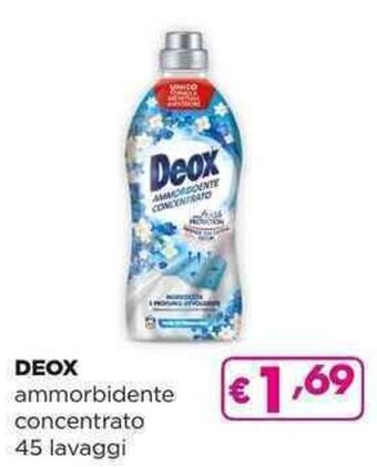 Acqua & Sapone DEOX ammorbidente concentrato 45 lavaggi offerta