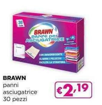 Acqua & Sapone BRAWN panni asciugatrice 30 pezzi offerta