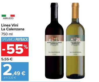 Carrefour Linea Vini La Calenzana 750 ml offerta