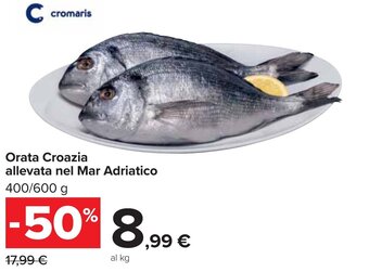 Carrefour Orata Croazia allevata nel Mar Adriatico 400/600 g offerta