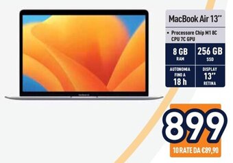 Unieuro MacBook Air 13 offerta