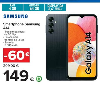 Smartphone Samsung A14