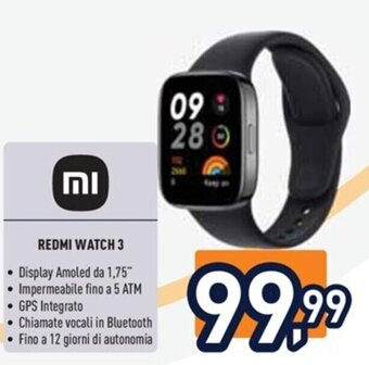 Unieuro REDMI WATCH 3 offerta
