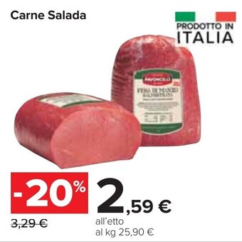 Carrefour Carne Salada offerta