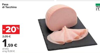 Carrefour Fesa di Tacchino offerta