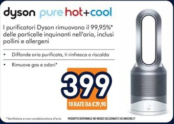 Unieuro dyson pure hot+cool offerta
