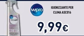 Unieuro IGIENIZZANTE PER CLIMA ASC016 offerta