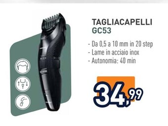 Unieuro TAGLIACAPELLI GC53 offerta