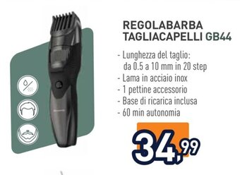 Unieuro REGOLABARBA TAGLIACAPELLI GB44 offerta