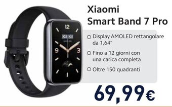 Unieuro Xiaomi Smart Band 7 Pro offerta