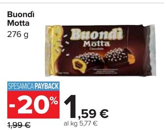 Carrefour Buondì Motta 276 g offerta