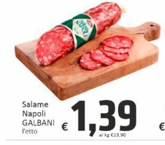 Salame Napoli GALBANI l'etto