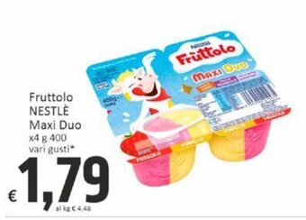 Fruttolo NESTLÈ Maxi Duo x4 g 400 vari gusti
