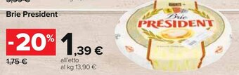 Carrefour Brie President offerta