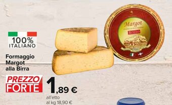 Carrefour Formaggio Margot alla Birra offerta