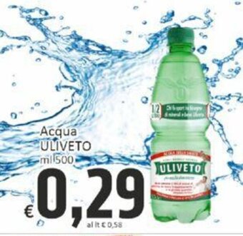 Paghi Poco Acqua ULIVETO ml 500 offerta