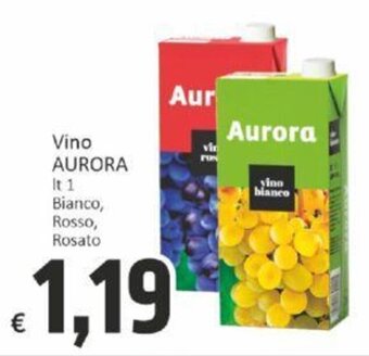 Paghi Poco Vino AURORA lt 1 offerta