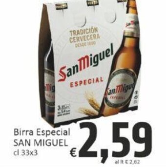 Paghi Poco Birra Especial SAN MIGUEL cl 33x3 offerta