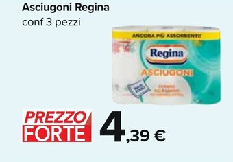 Carrefour Asciugoni Regina conf 3 pezzi offerta