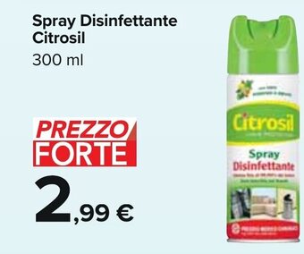 Carrefour Spray Disinfettante Citrosil 300 ml offerta
