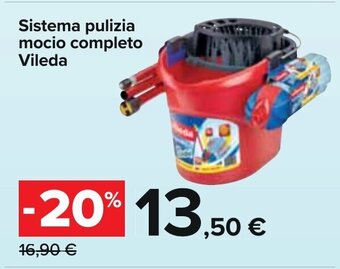 Carrefour Sistema pulizia mocio completo Vileda offerta