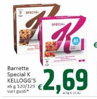 Barrette Special K KELLOGG'S x6 g 120/129 vari gusti