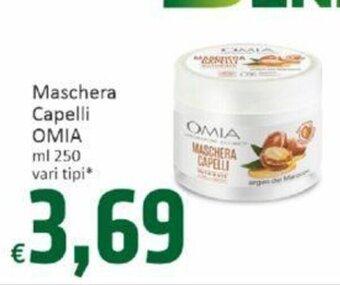 Paghi Poco Maschera Capelli OMIA ml 250 vari tipi offerta