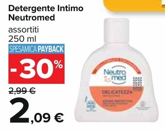 Carrefour Detergente Intimo Neutromed assortiti 250 ml offerta