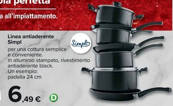 Carrefour Linea antiaderente Simpl offerta