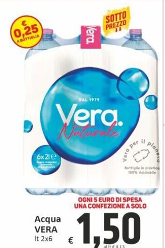 Paghi Poco Acqua VERA lt 2x6 offerta