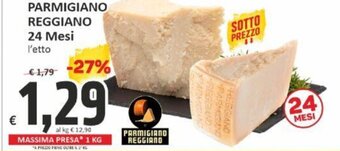 PARMIGIANO REGGIANO 24 Mesi l'etto
