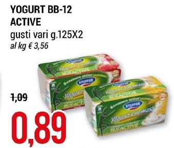 Hardis YOGURT BB-12 ACTIVE gusti vari g.125X2 offerta