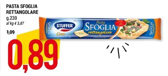 PASTA SFOGLIA RETTANGOLARE g.230