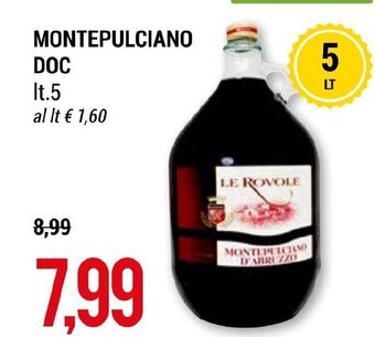 Hardis MONTEPULCIANO DOC lt.5 offerta