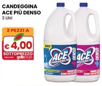 CANDEGGINA ACE PIÙ DENSO 3 Litri