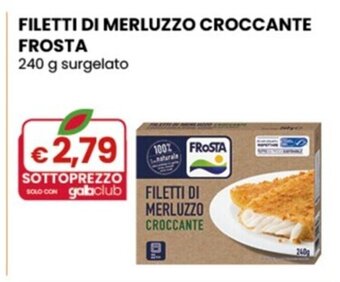 FILETTI DI MERLUZZO CROCCANTE FROSTA 240 g surgelato