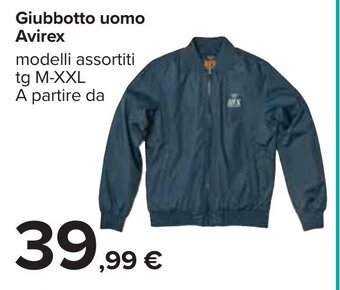 Carrefour Giubbotto uomo Avirex modelli assortiti tg M-XXL A partire da offerta