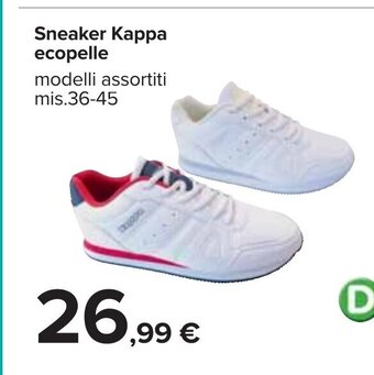 Carrefour Sneaker Kappa ecopelle modelli assortiti mis.36-45 offerta