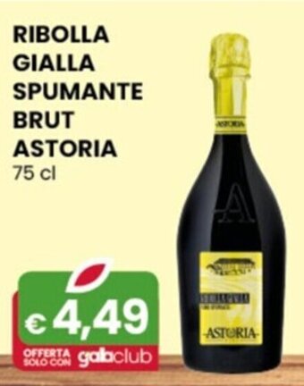 RIBOLLA GIALLA SPUMANTE BRUT ASTORIA 75 cl